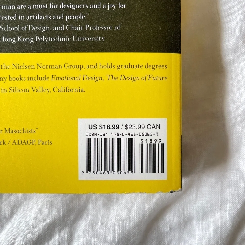 The Design of Everyday Things Paperback Book by Don Norman